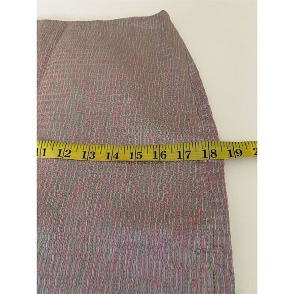 Dana Buchman Women's Metallic Pencil Skirt Size 4 Knee Length Formal - Picture 4 of 8